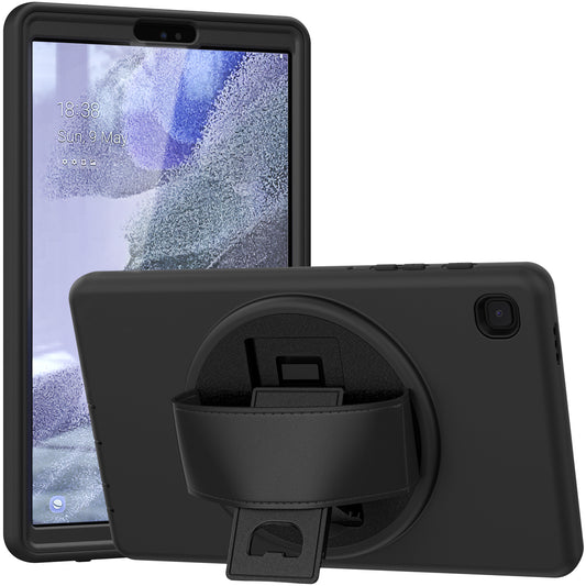 Spider-Man Galaxy Tab A7 Lite Case Genuine Leather 360 Hand Holder Shock Absorption