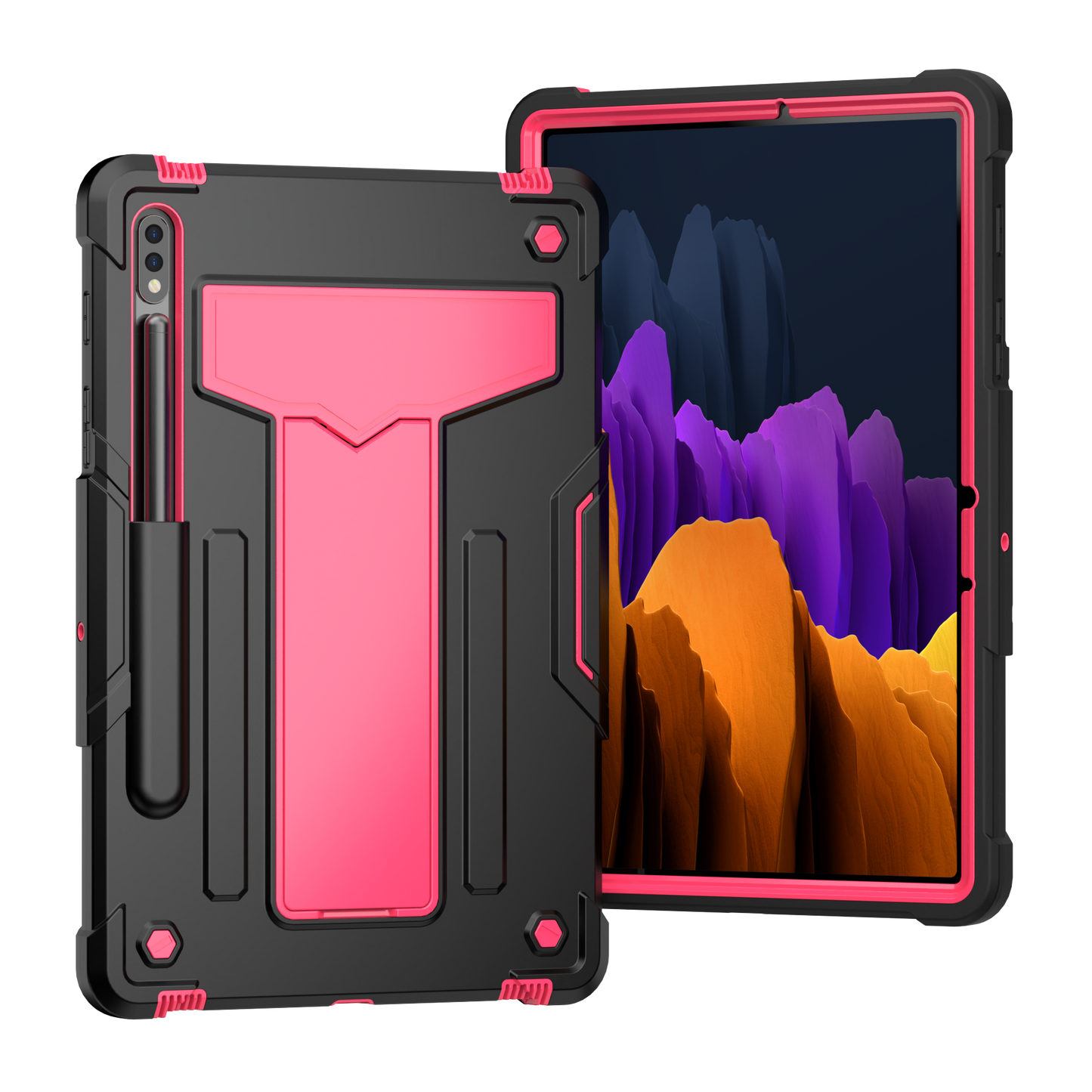 Hit-Color Shark Galaxy Tab S8 Shockproof Case Heavy Duty Kids Safety