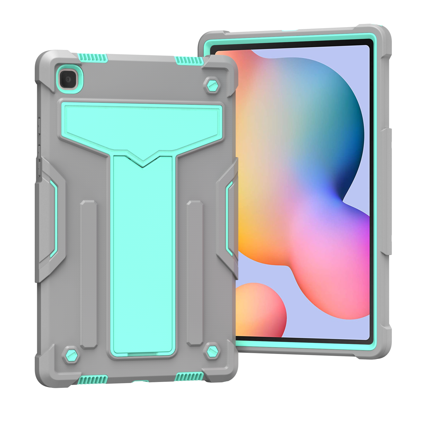 Hit-Color Shark Galaxy Tab A7 Shockproof Case Heavy Duty Kids Safety