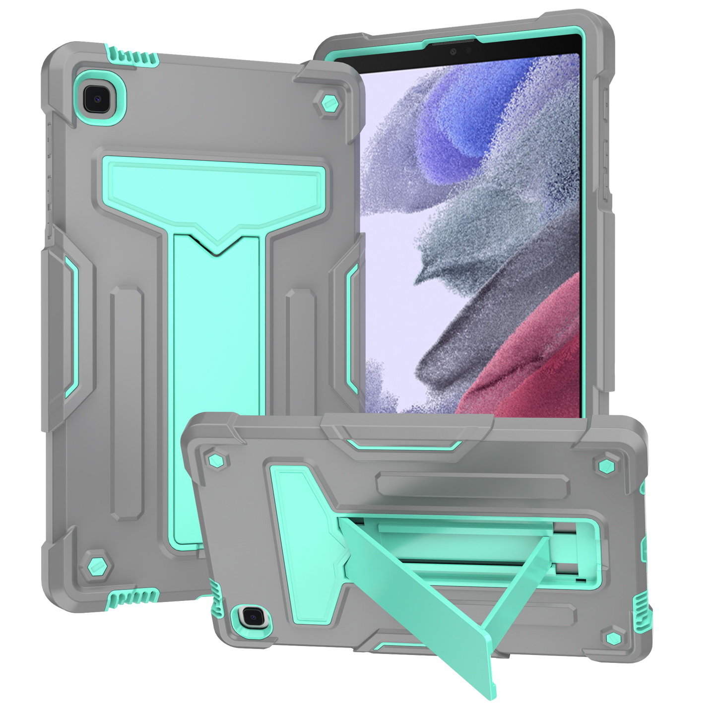 Hit-Color Shark Galaxy Tab A7 Lite Shockproof Case Heavy Duty Kids Safety