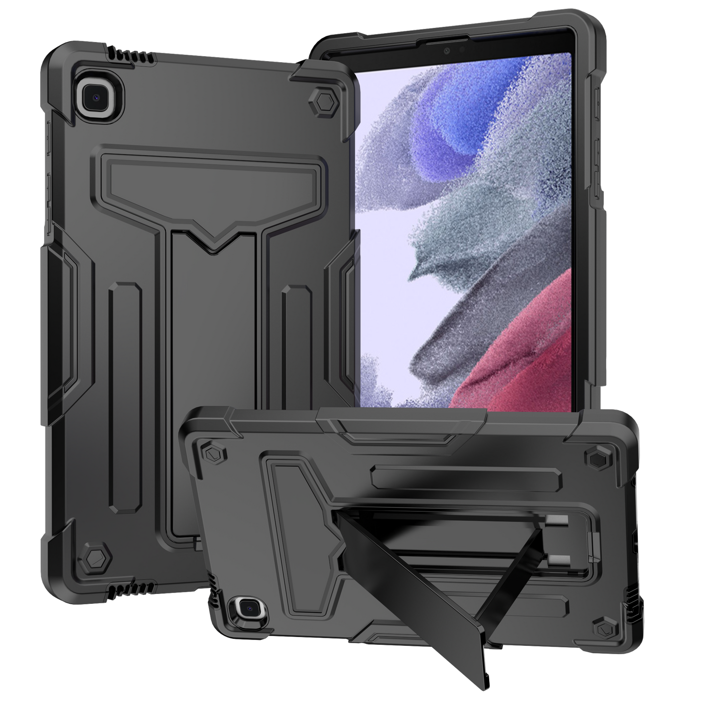 Hit-Color Shark Galaxy Tab A7 Lite Shockproof Case Heavy Duty Kids Safety