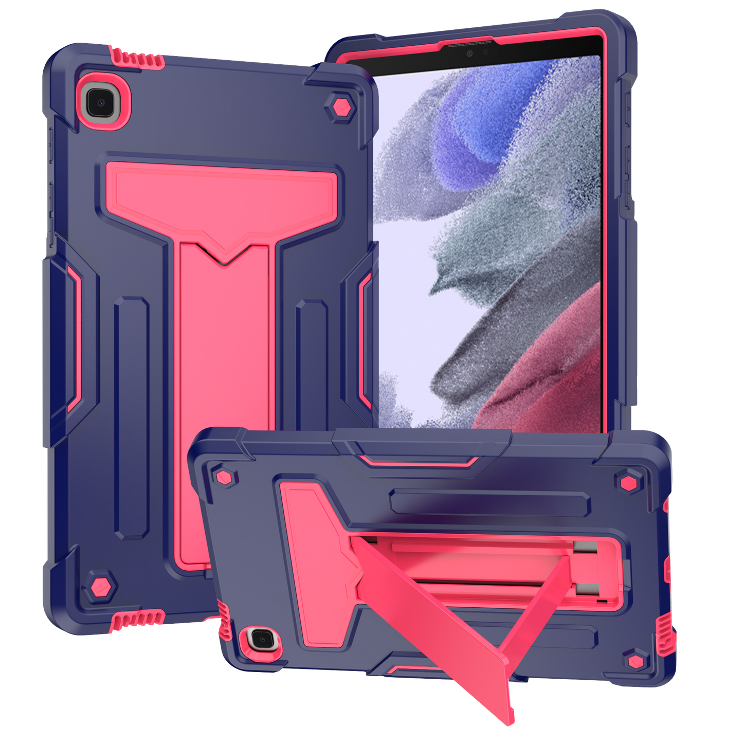 Hit-Color Shark Galaxy Tab A7 Lite Shockproof Case Heavy Duty Kids Safety