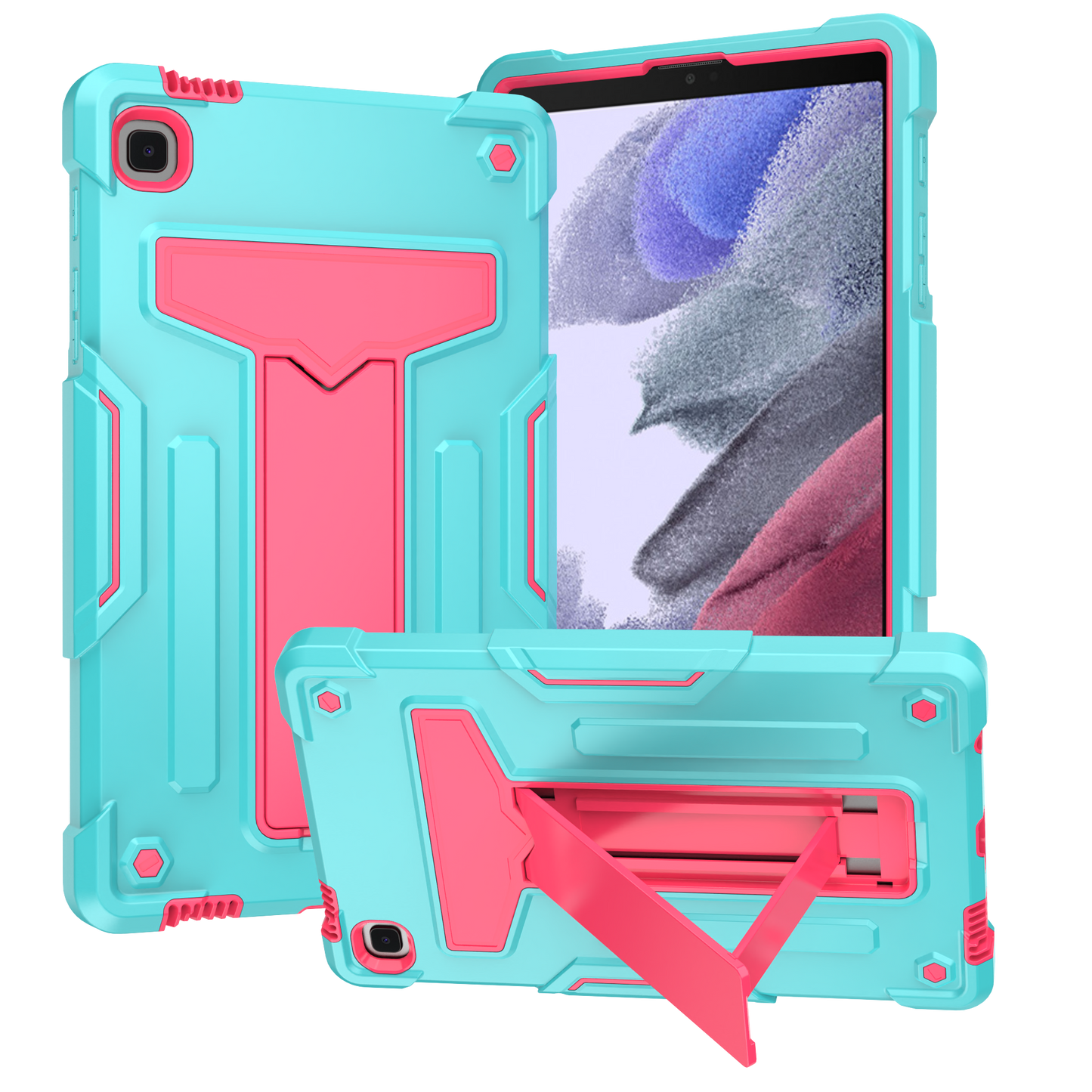 Hit-Color Shark Galaxy Tab A7 Lite Shockproof Case Heavy Duty Kids Safety