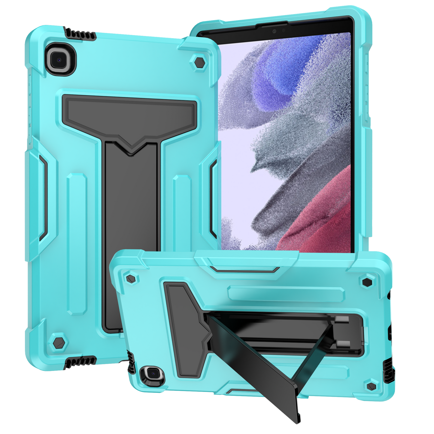 Hit-Color Shark Galaxy Tab A7 Lite Shockproof Case Heavy Duty Kids Safety
