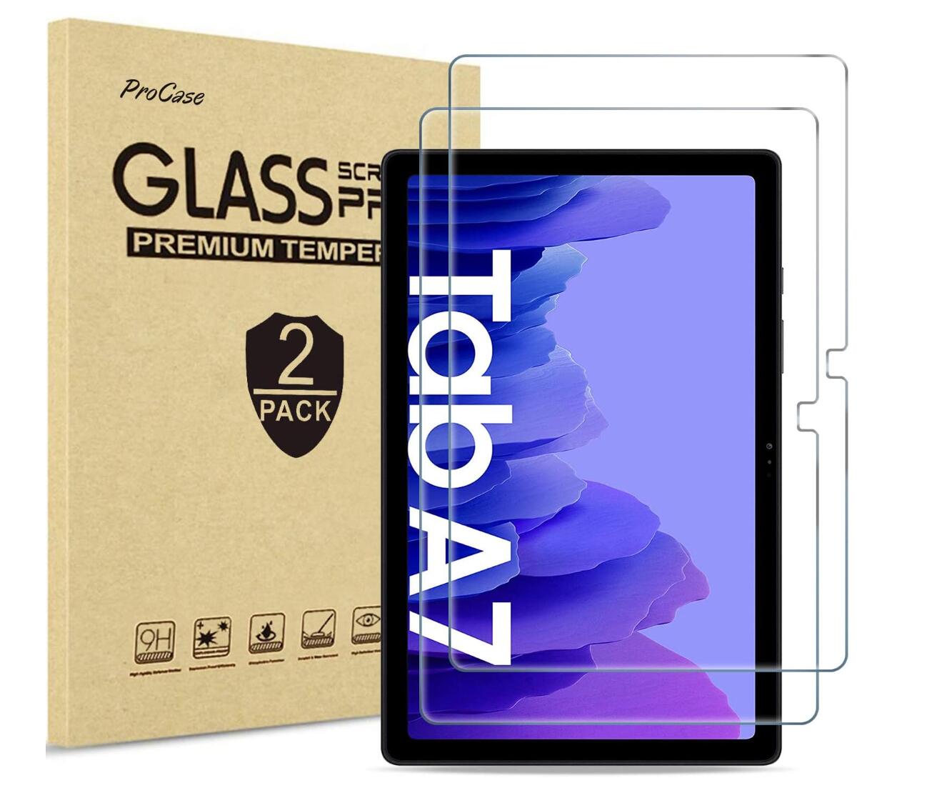 9H HD Transparent 2.5D Tempered Glass Samsung Galaxy Tab A7 Screen Protector