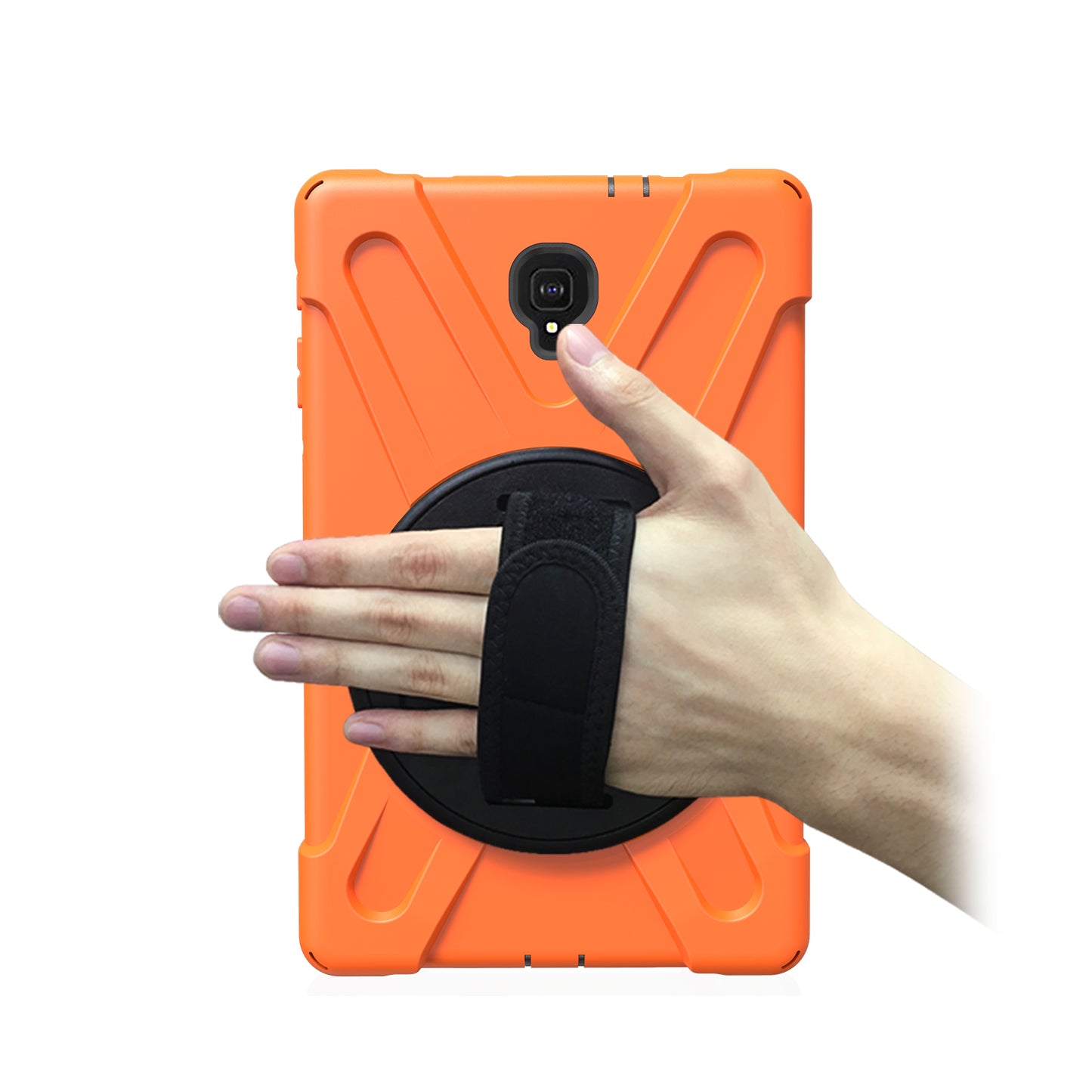 Pirate King Galaxy Tab A 10.5 (2018) Case 360 Rotating Stand Shoulder Strap