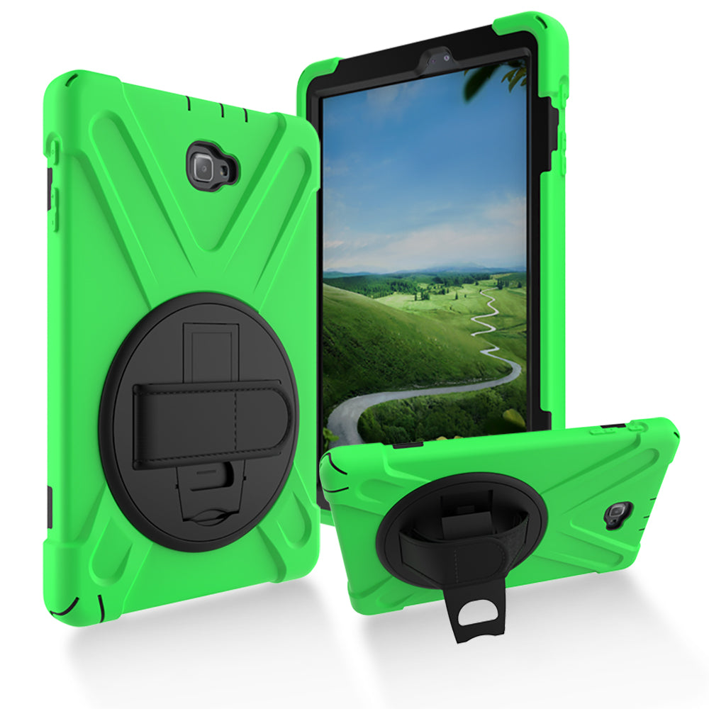 Pirate King Galaxy Tab A 10.1 (2017) with S-Pen Case 360 Rotating Stand Shoulder Strap
