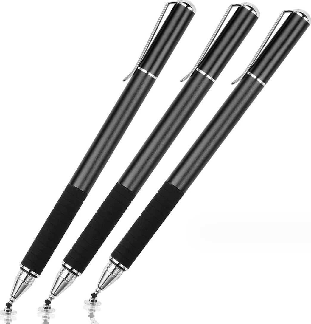 Phone Tablet Touch Pen Capacitive Screen Rubber Tip Dual Dics Painting Stylus