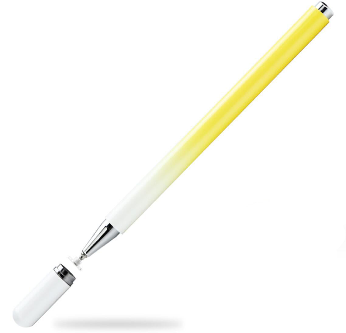 Macaron Gradient Touch Pen with Built-in Disc Dual Rubber tip Capacitive Screen Stylus