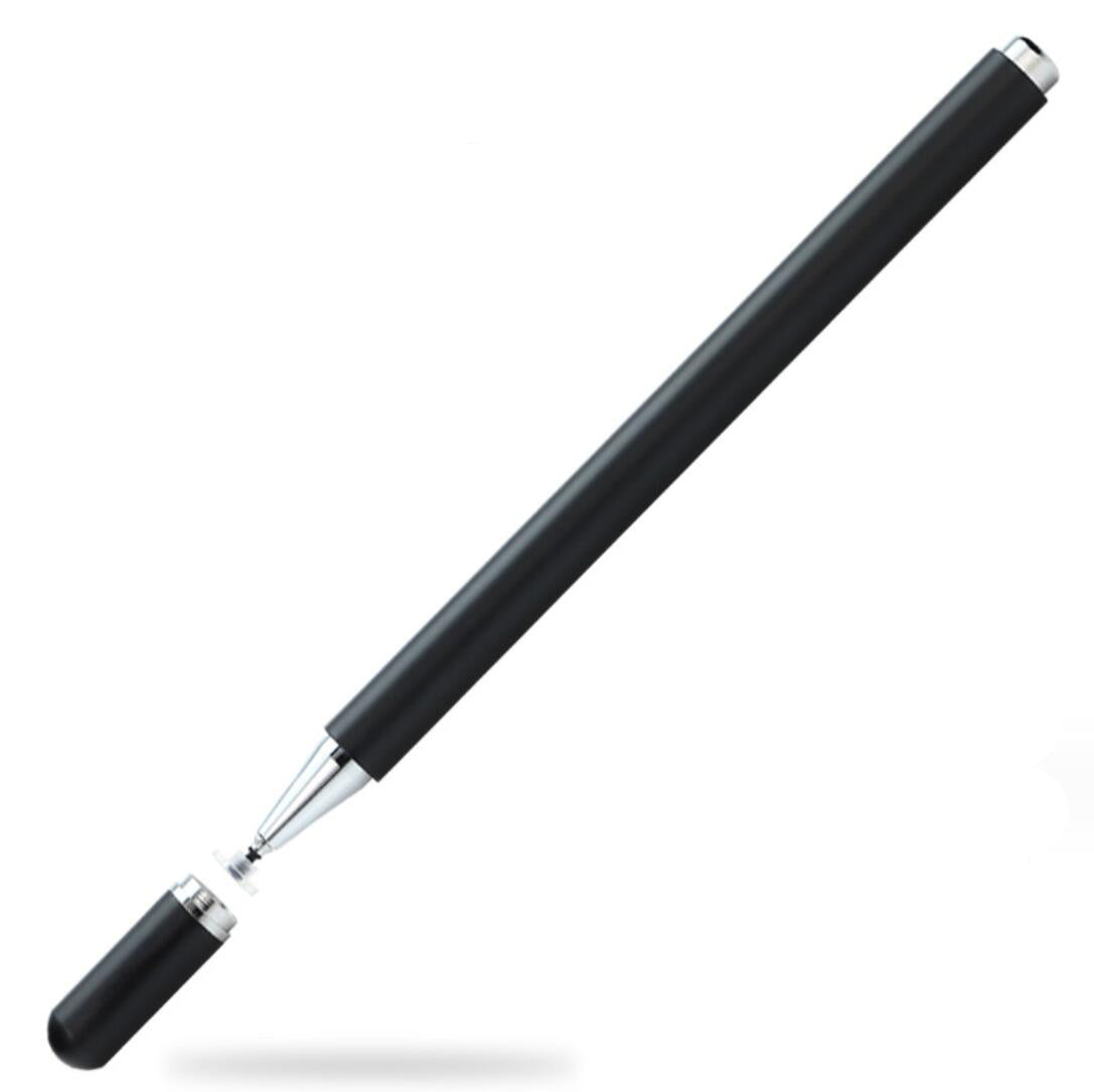 Macaron Gradient Touch Pen with Built-in Disc Dual Rubber tip Capacitive Screen Stylus