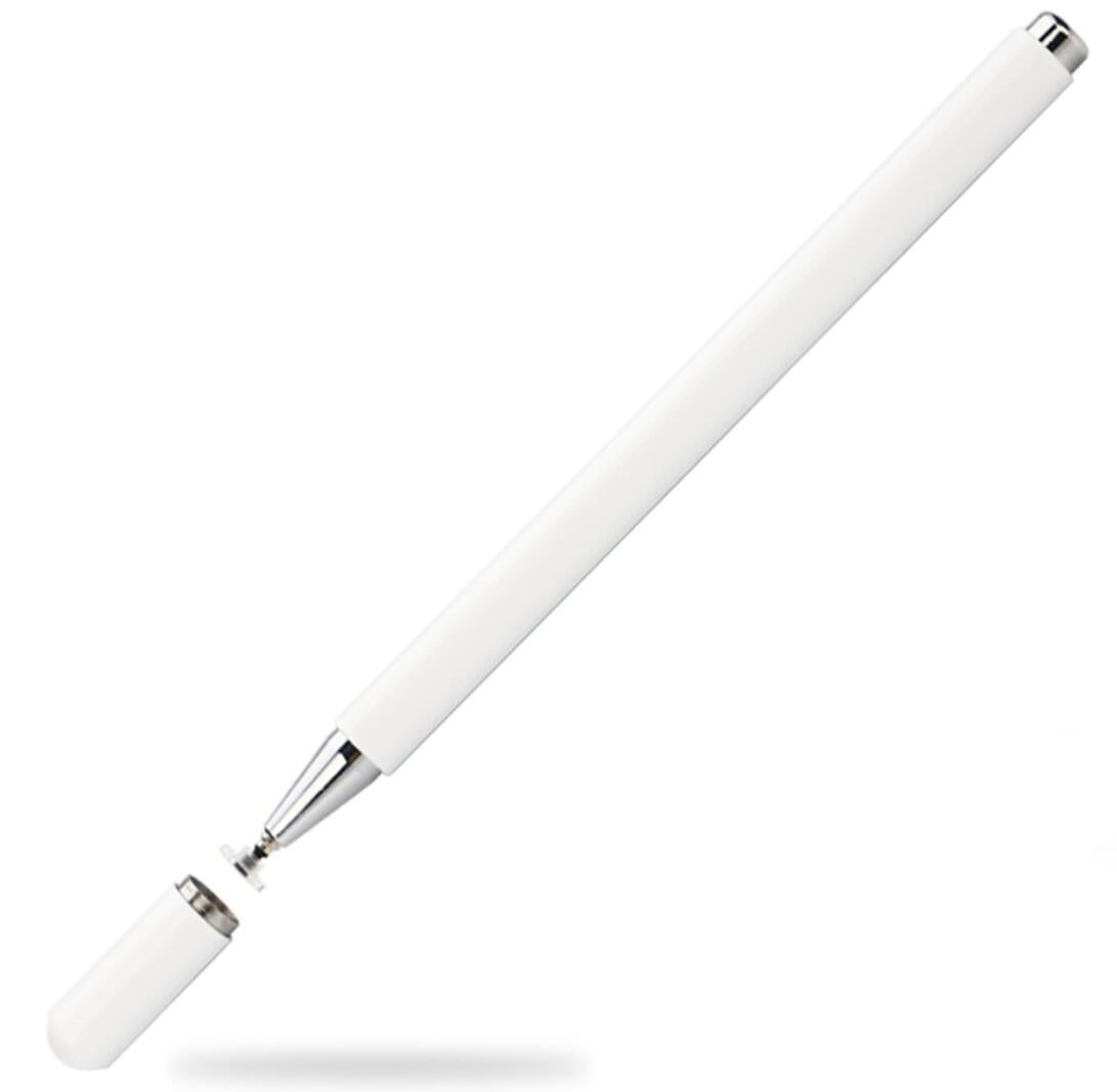 Macaron Gradient Touch Pen with Built-in Disc Dual Rubber tip Capacitive Screen Stylus