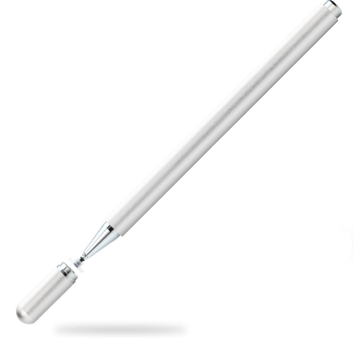 Macaron Gradient Touch Pen with Built-in Disc Dual Rubber tip Capacitive Screen Stylus