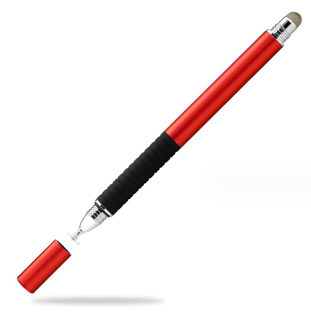 Capacitive Screen Phone Tablet Stylus Cloth Tip Dual Suction Dics 2-in-1 Touch Pen