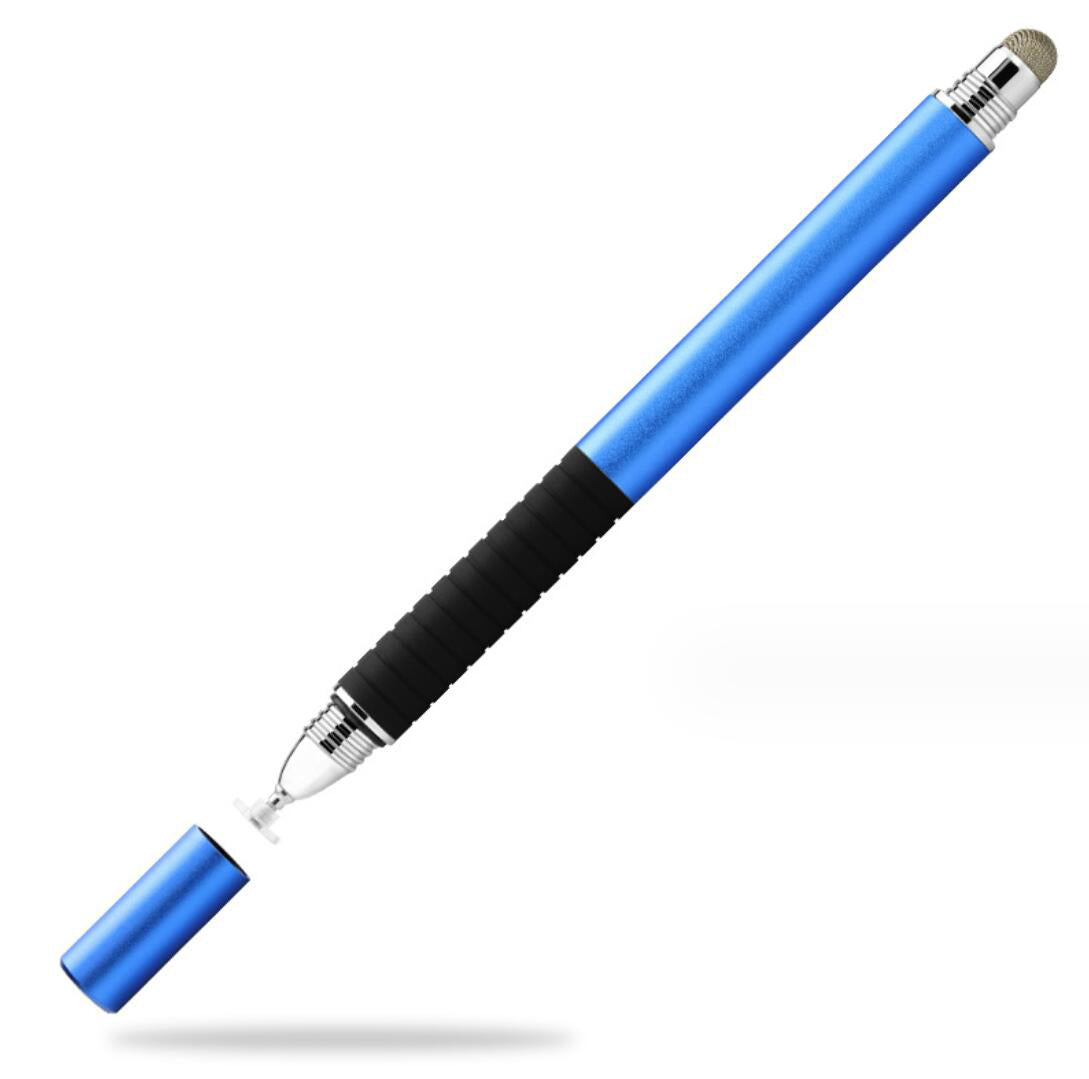 Capacitive Screen Phone Tablet Stylus Cloth Tip Dual Suction Dics 2-in-1 Touch Pen