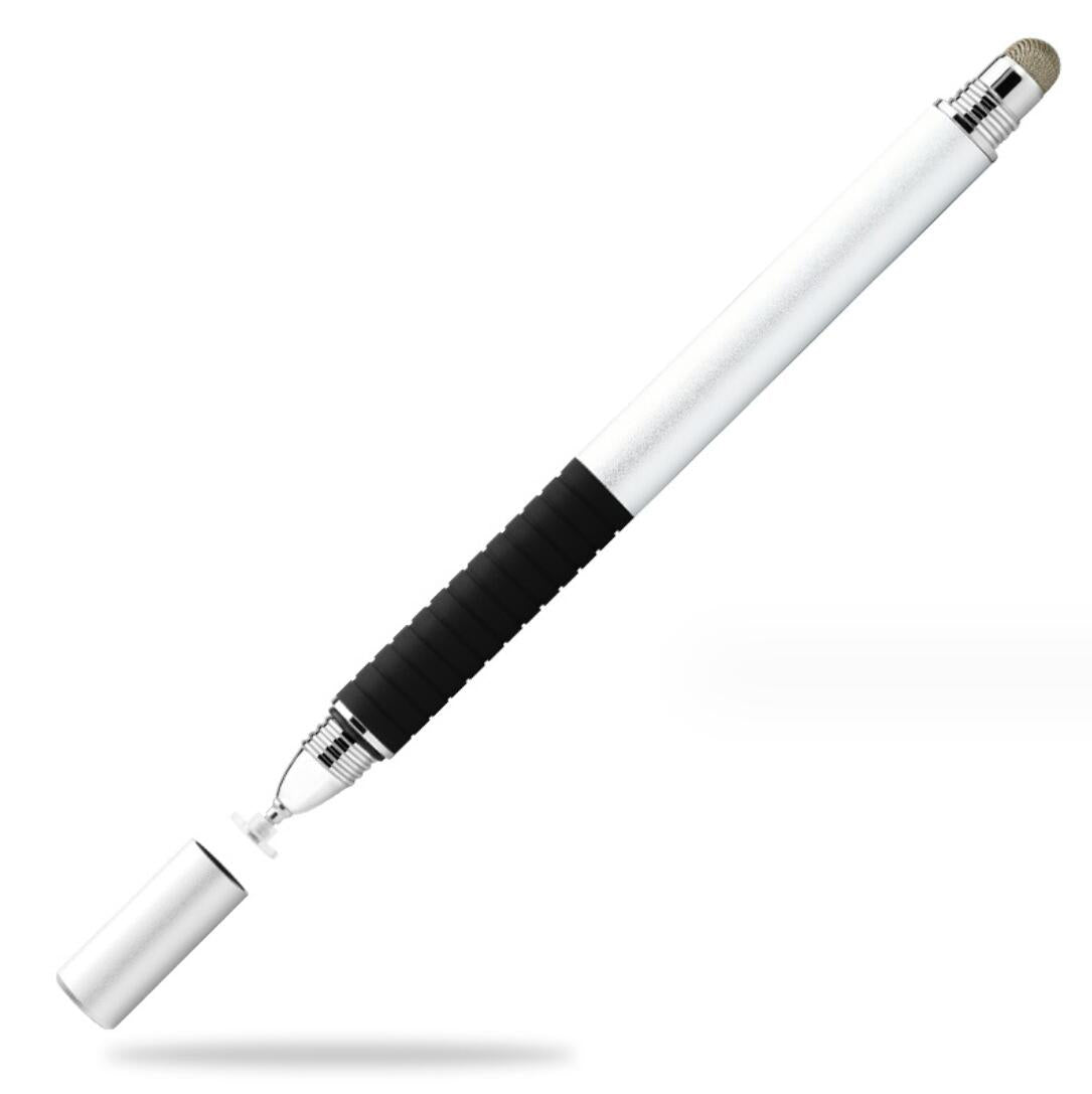 Capacitive Screen Phone Tablet Stylus Cloth Tip Dual Suction Dics 2-in-1 Touch Pen