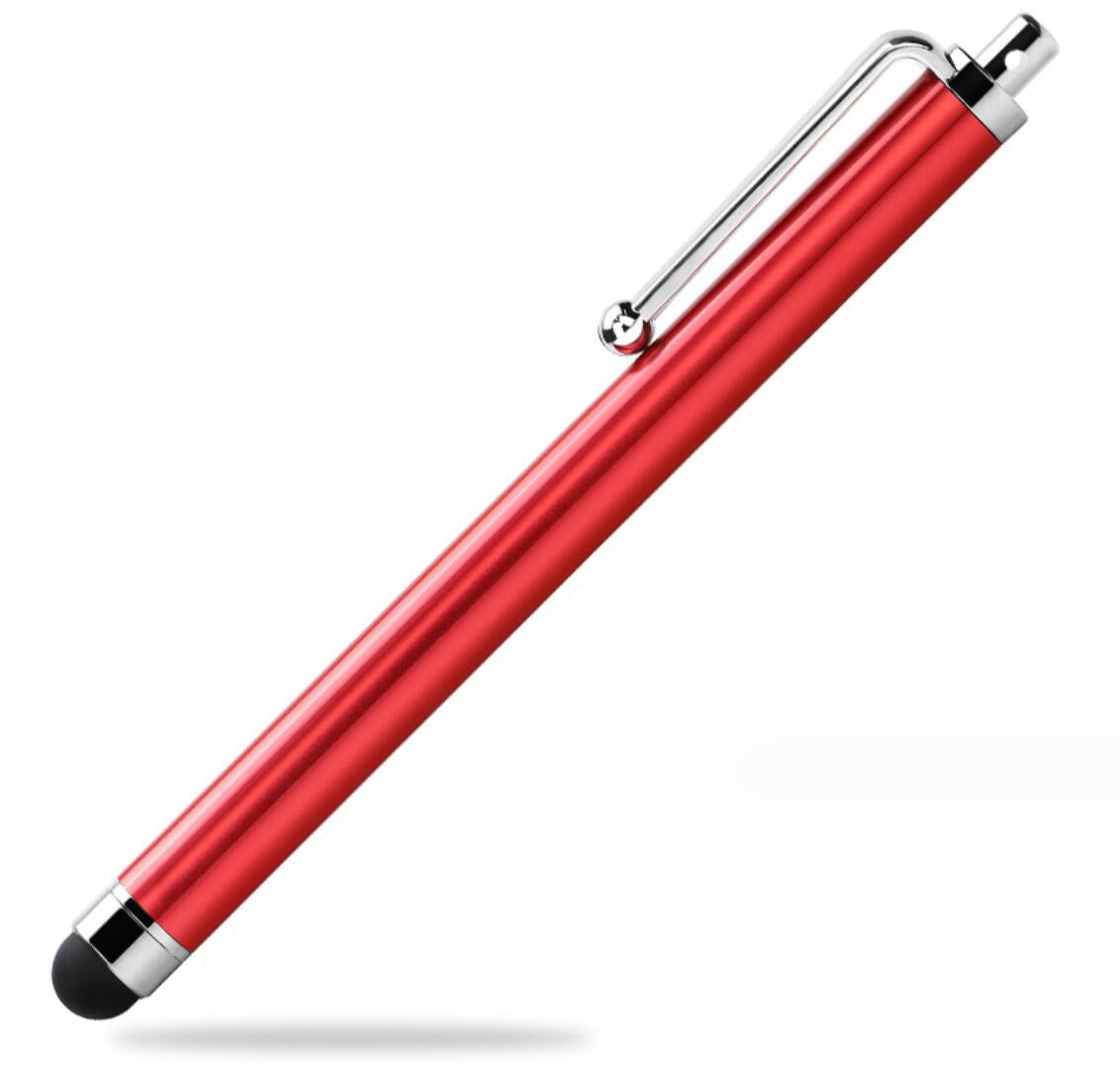 Rubber Tip Touch Pen Aluminum Capacitive Screen Phone Tablet Stylus IOS Android