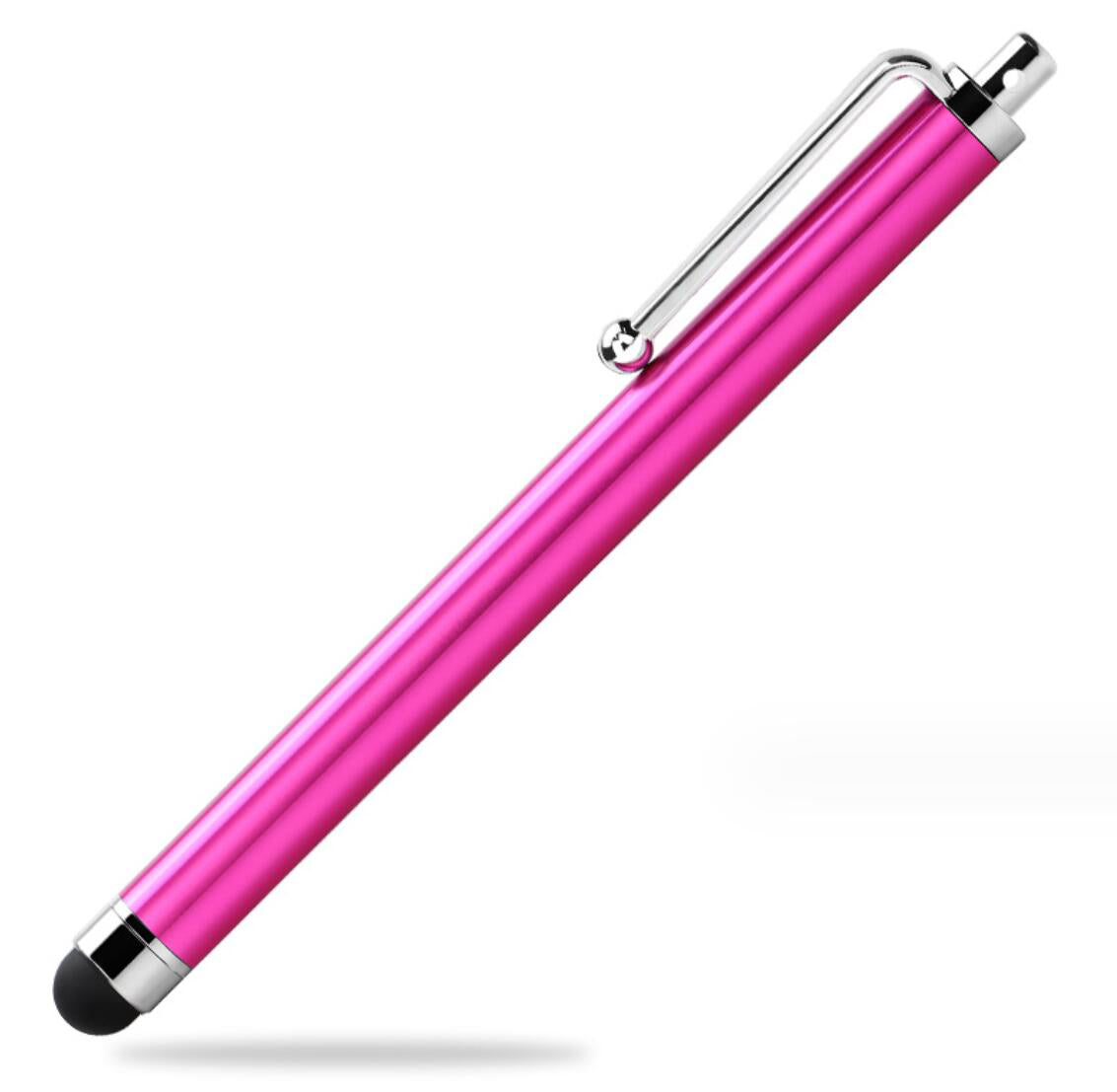 Rubber Tip Touch Pen Aluminum Capacitive Screen Phone Tablet Stylus IOS Android