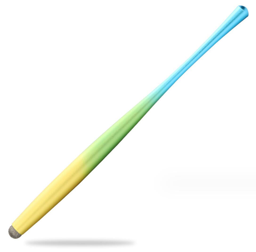 Colorful Gradient Mini Waist Capacitive Touch Pen Replacement Silver Fiber Painting Stylus