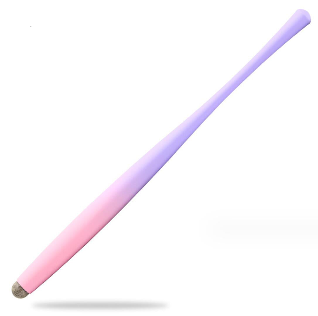 Colorful Gradient Mini Waist Capacitive Touch Pen Replacement Silver Fiber Painting Stylus