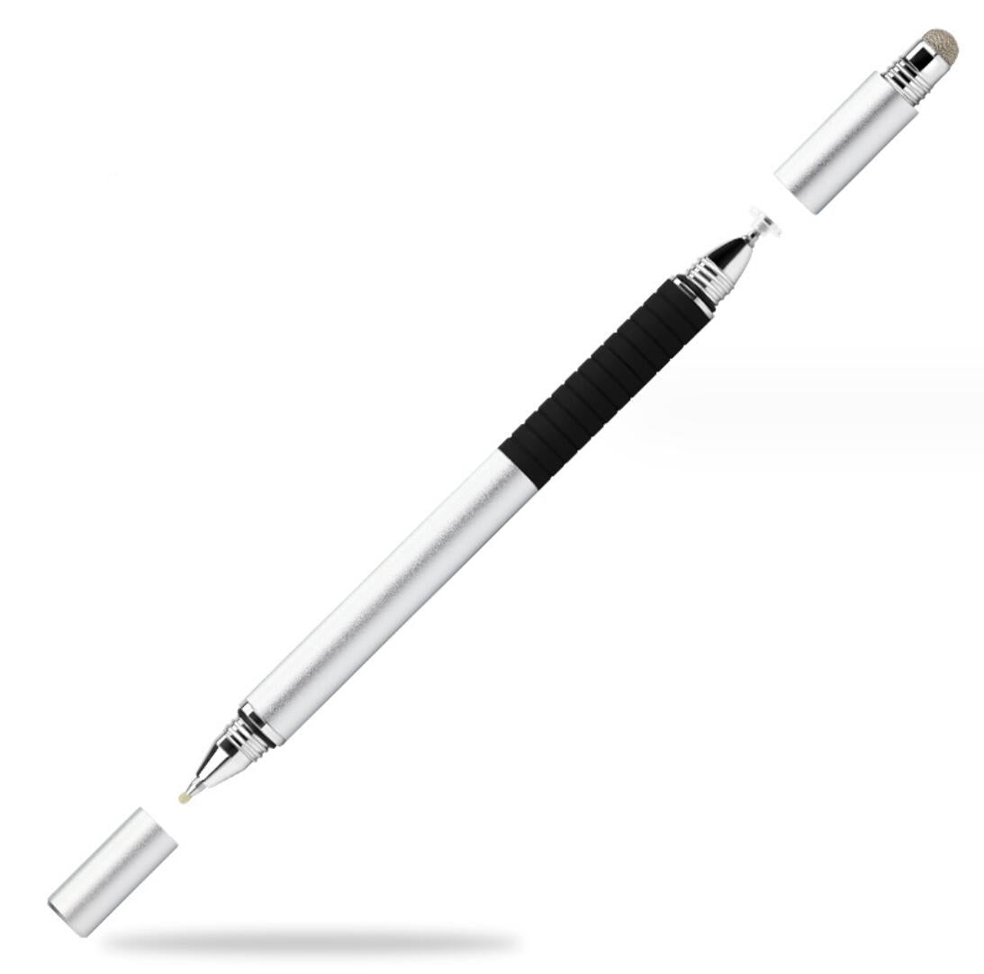 Cloth Tip Dual Suction Disc with Writing Refill Capacitive Screen Pen Tablet Stylus