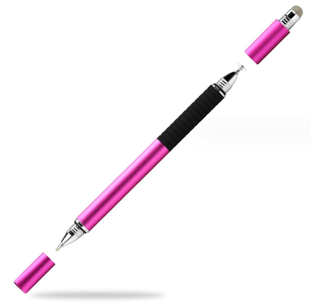 Cloth Tip Dual Suction Disc with Writing Refill Capacitive Screen Pen Tablet Stylus