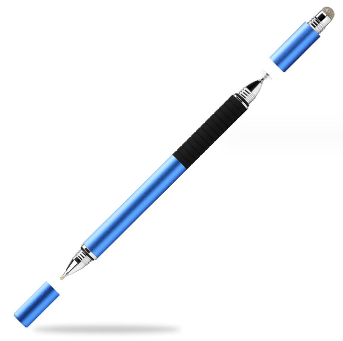 Cloth Tip Dual Suction Disc with Writing Refill Capacitive Screen Pen Tablet Stylus