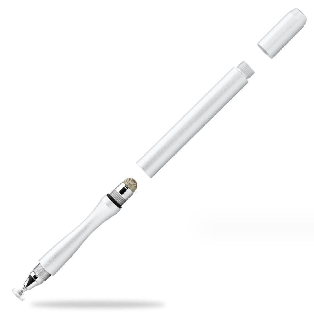 2 in 1 Cloth Tip Dual Suction Disc Interchangeable Capacitive Pen Phone Tablet Painting Stylus