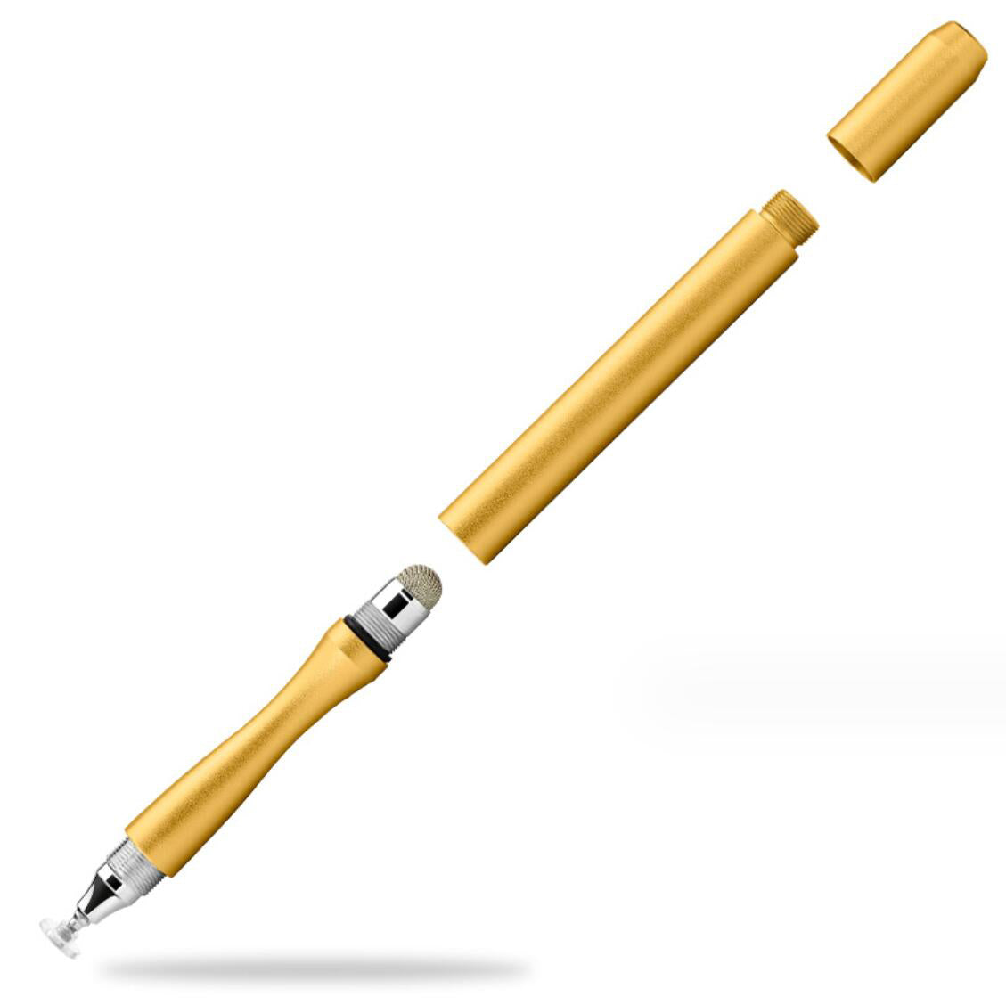 2 in 1 Cloth Tip Dual Suction Disc Interchangeable Capacitive Pen Phone Tablet Painting Stylus