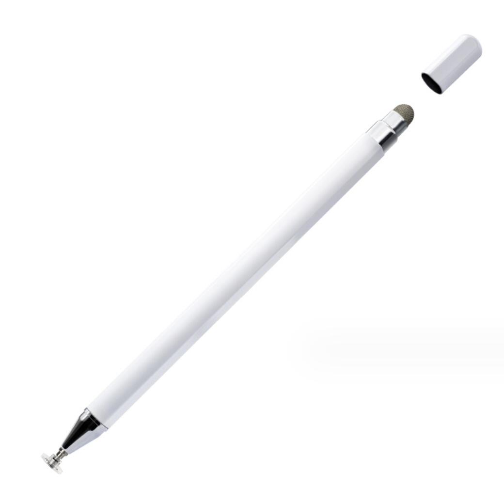 Multi Magnetic Suction Disc Handwriting Capacitive Touch Pen Dual Cloth Tip 2-in-1 Stylus