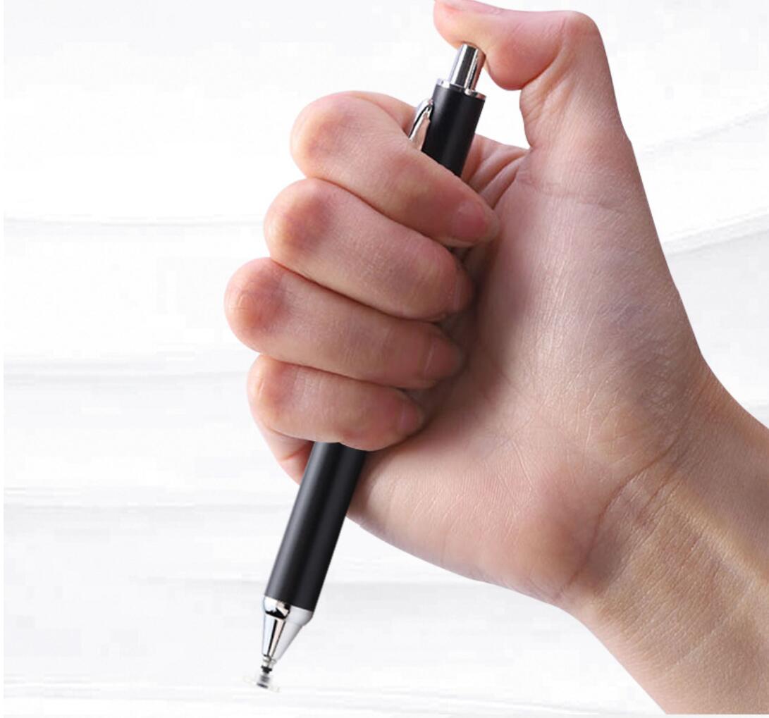 Pressed Aluminum Capacitive Touch Pen Disc Tip Handwriting Phone Tablet Painting Stylus
