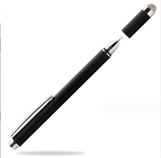 Interchangeable Conductive Cloth Tip Dual Suction Disc Capacitive Pen Touch Stylus
