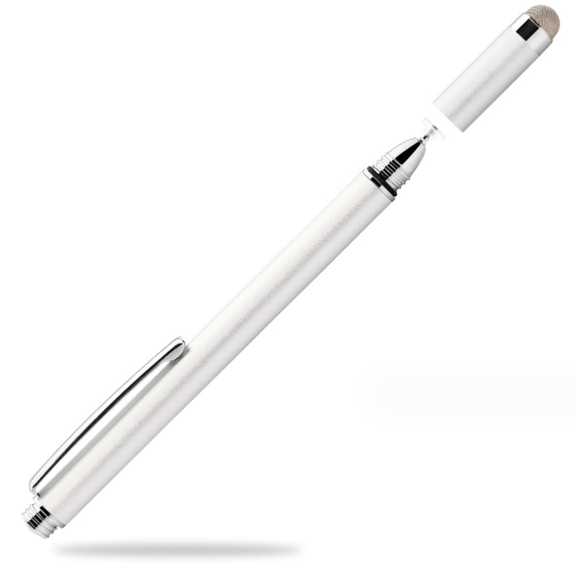 Interchangeable Conductive Cloth Tip Dual Suction Disc Capacitive Pen Touch Stylus