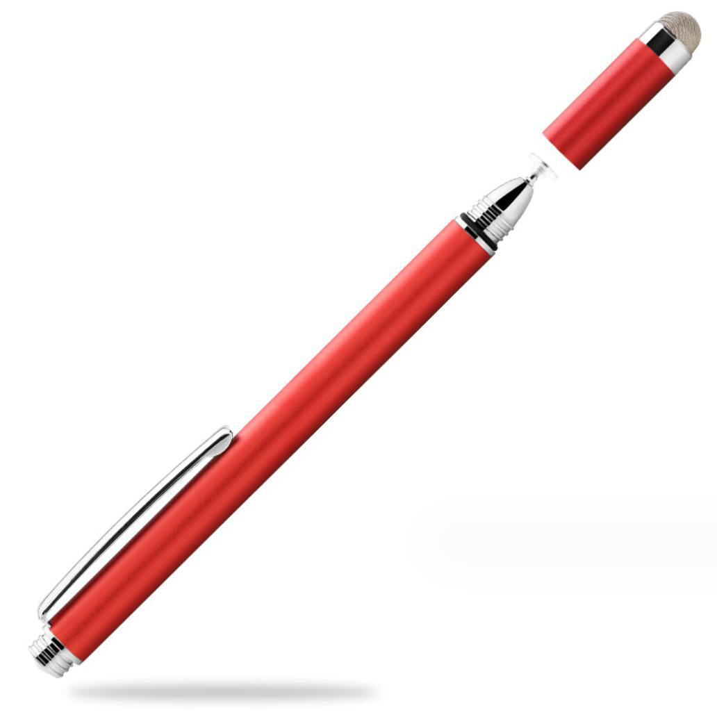 Interchangeable Conductive Cloth Tip Dual Suction Disc Capacitive Pen Touch Stylus