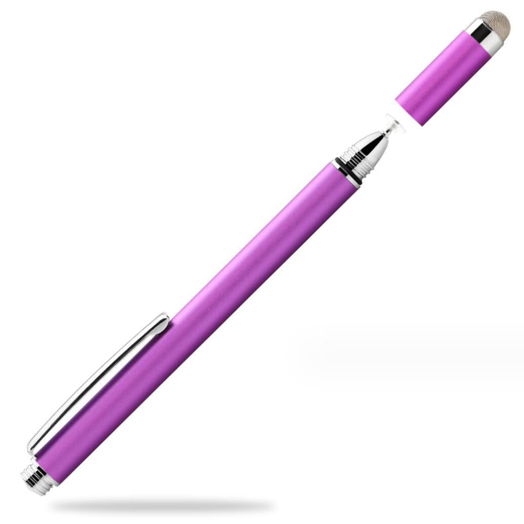 Interchangeable Conductive Cloth Tip Dual Suction Disc Capacitive Pen Touch Stylus