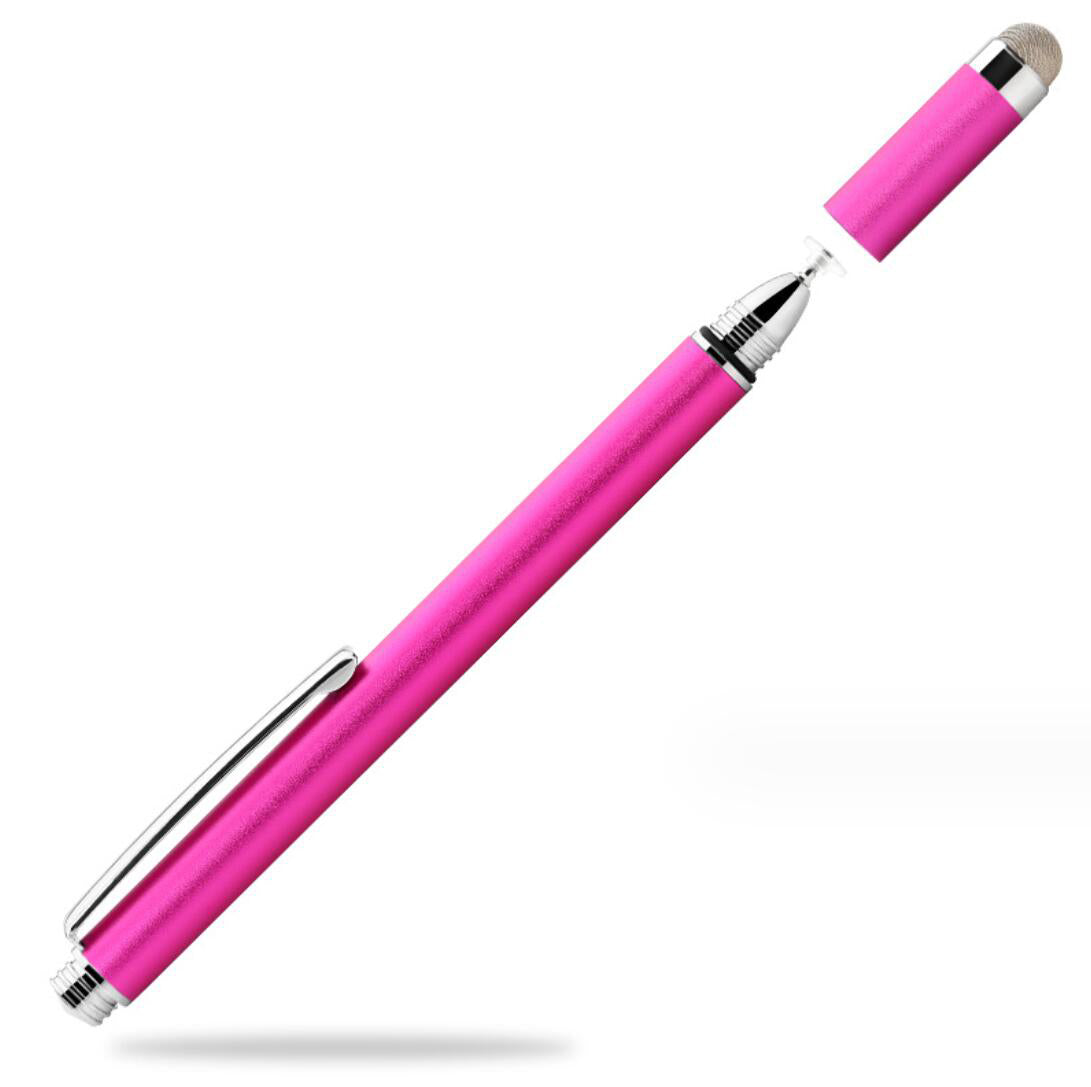Interchangeable Conductive Cloth Tip Dual Suction Disc Capacitive Pen Touch Stylus