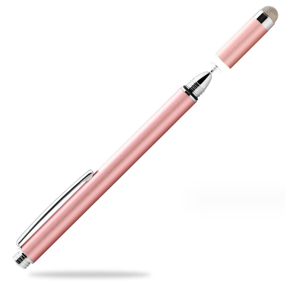 Interchangeable Conductive Cloth Tip Dual Suction Disc Capacitive Pen Touch Stylus