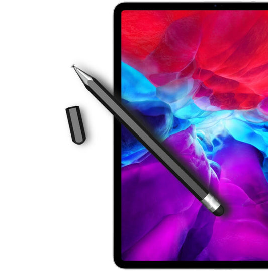 Hexagonal Pencil Shaped Silicone Ruber Tip Dual Suction Disc Stylus Phone Tablet