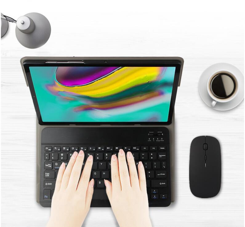 Classical Book Samsung Galaxy Tab A 10.1 (2019) Keyboard Case Stand Magneti