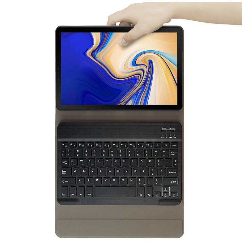 Classical Book Samsung Galaxy Tab A 10.5 Keyboard Case Stand Magnetic