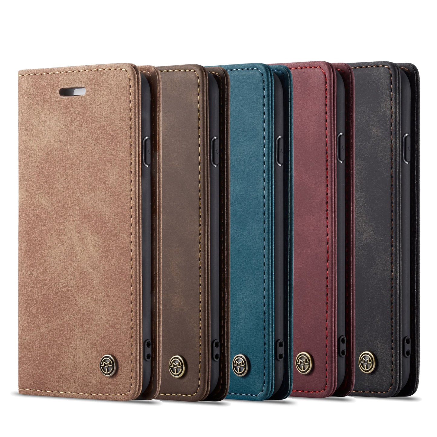 CASEME Luxury Antique iPhone 5 5s Leather Case Wallet