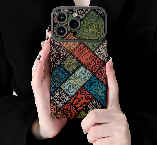 checkered-mandala-pattern-iphone-17-pro-max-case_1
