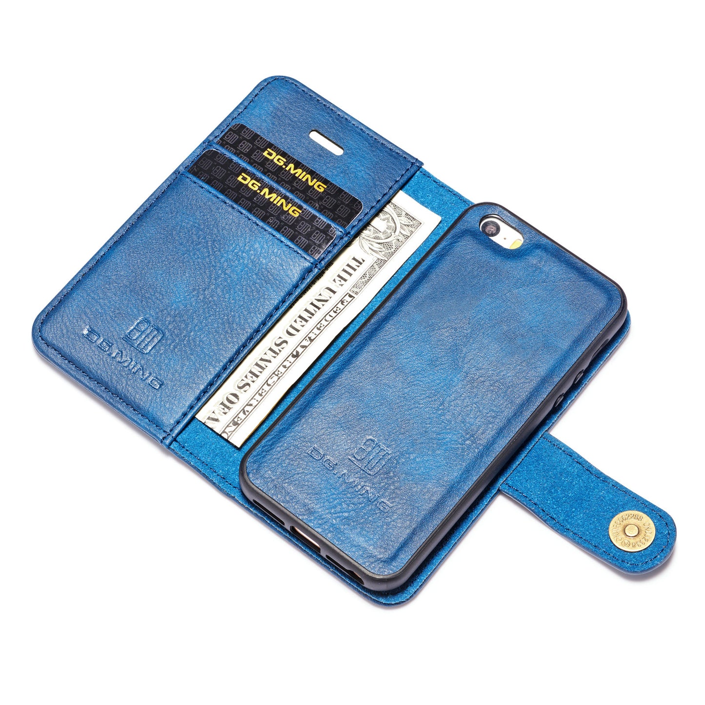 DG.MING Detachable 2 In 1 Wallet iPhone 5 5s Leather Case