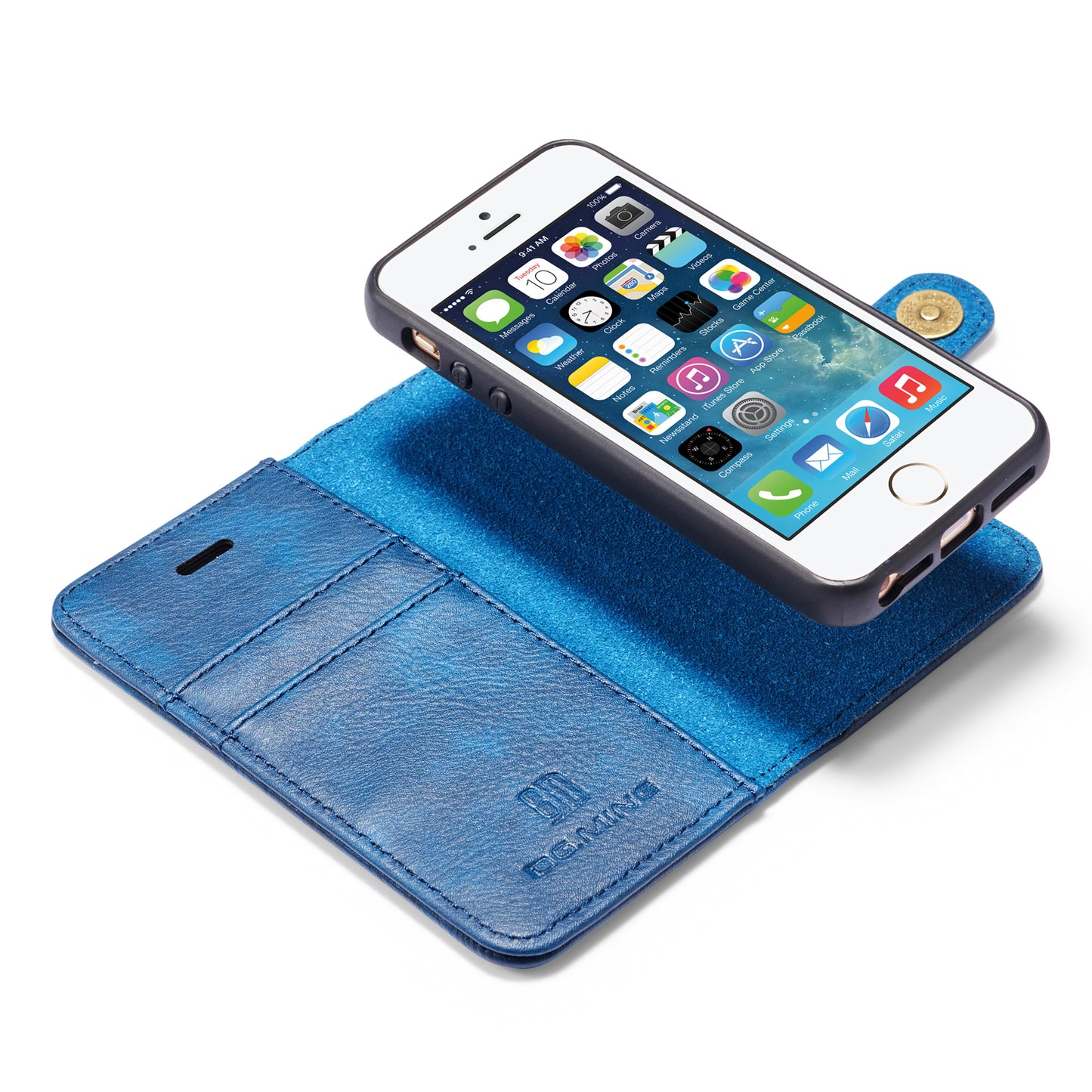 DG.MING Detachable 2 In 1 Wallet iPhone 5 5s Leather Case