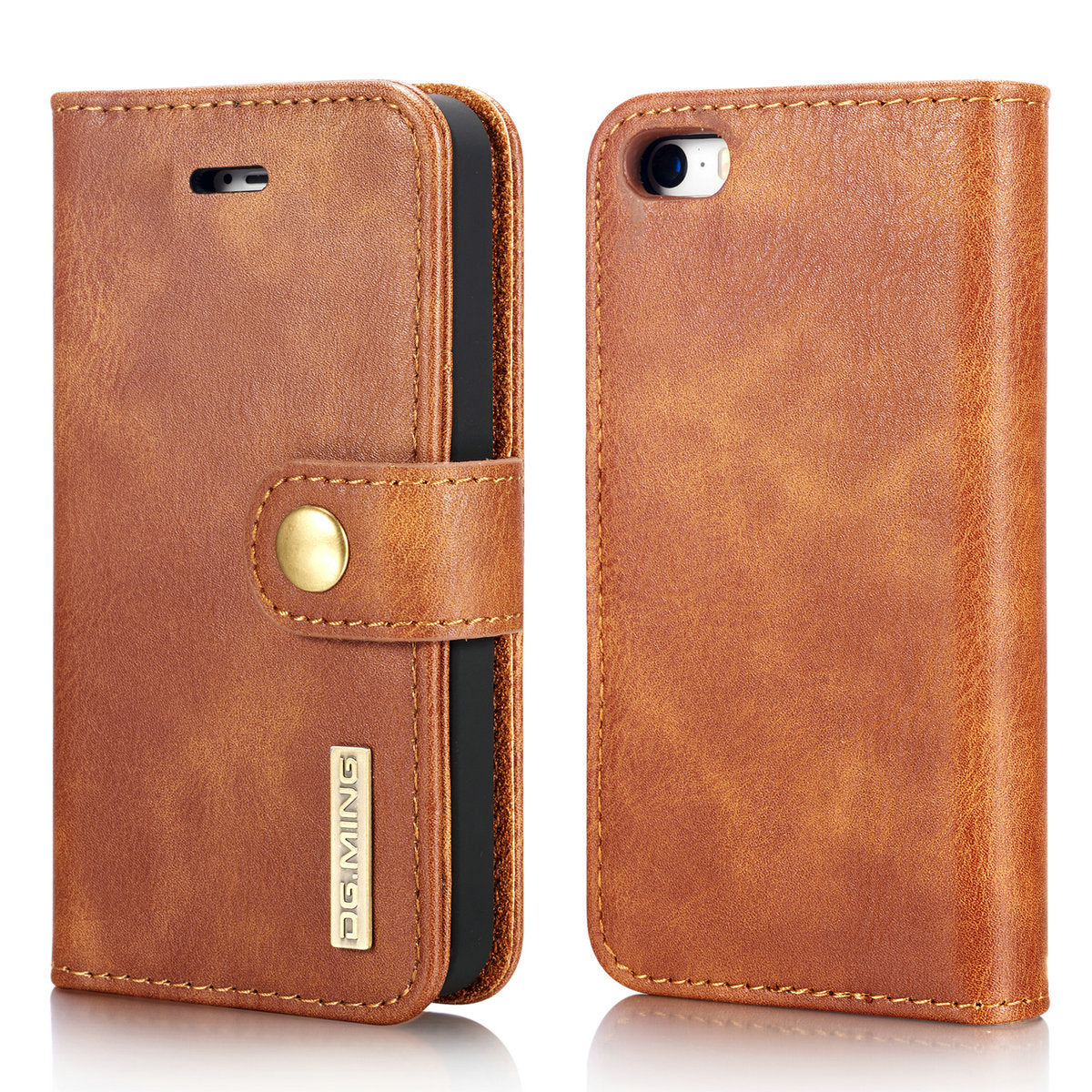 DG.MING Detachable 2 In 1 Wallet iPhone 5 5s Leather Case