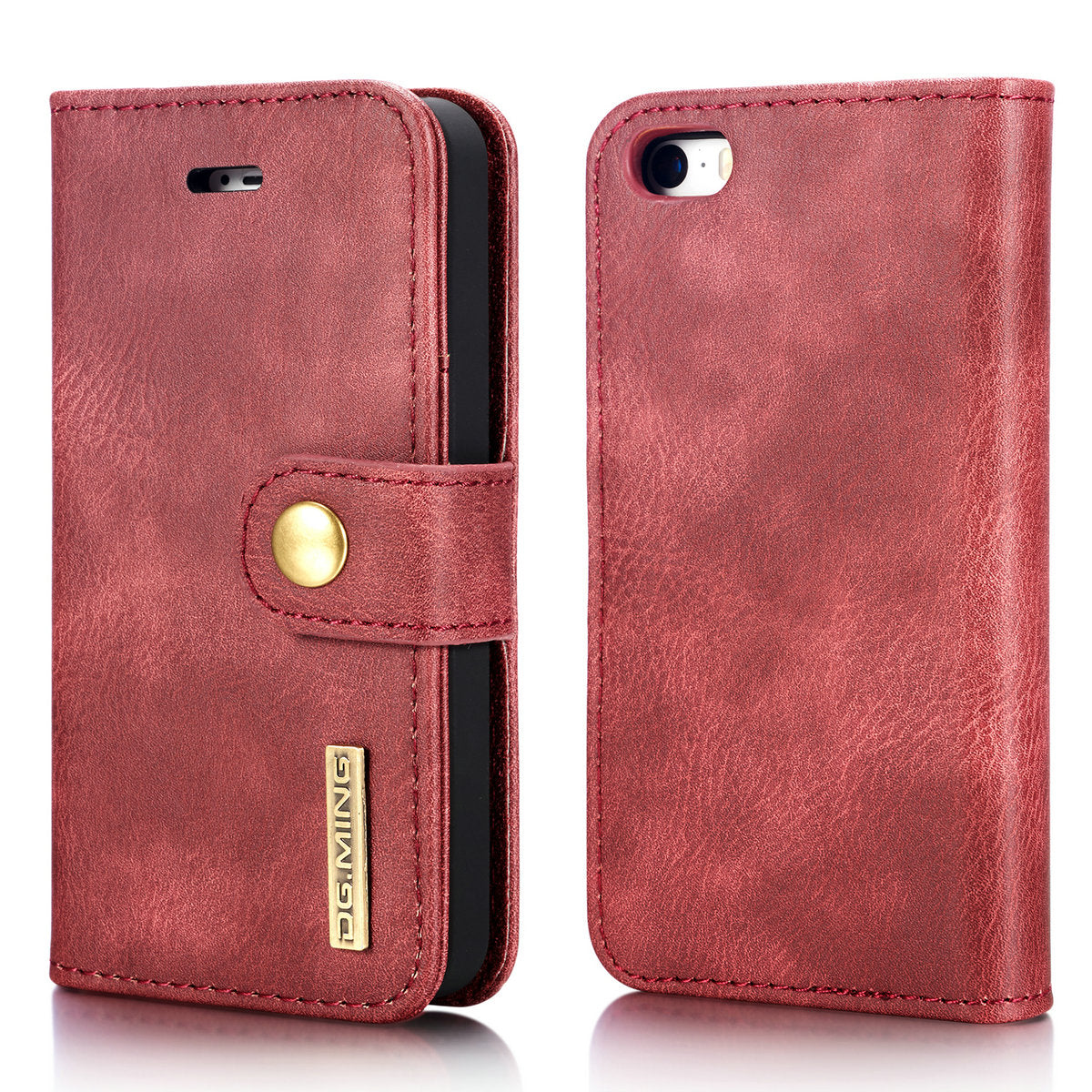 DG.MING Detachable 2 In 1 Wallet iPhone 5 5s Leather Case