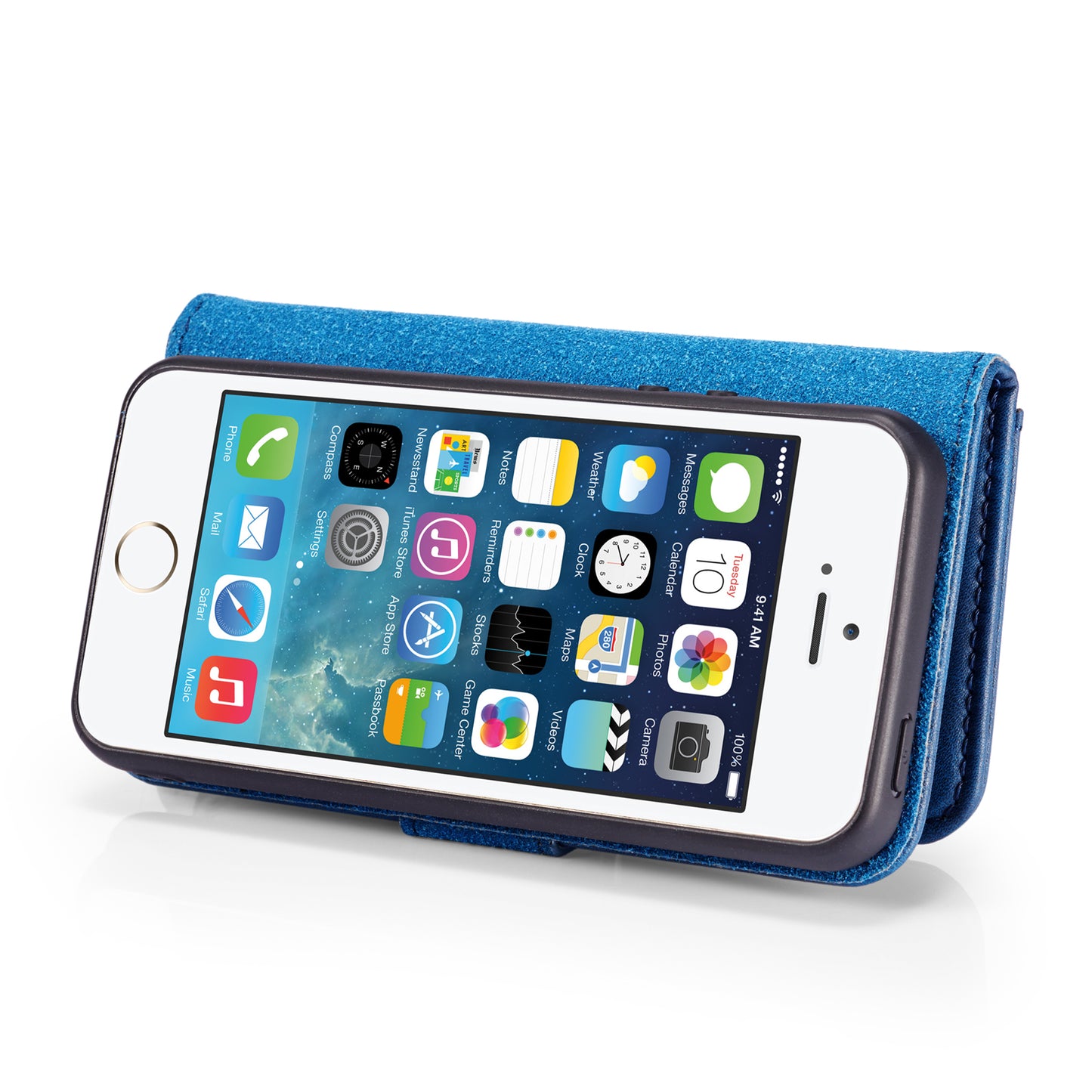 DG.MING Detachable 2 In 1 Wallet iPhone 5 5s Leather Case
