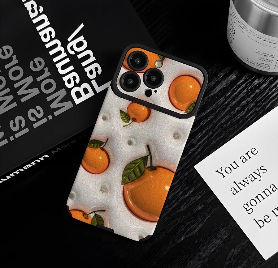 embossed-orange-painting-iphone-17-pro-max-case-silicone-leather_6