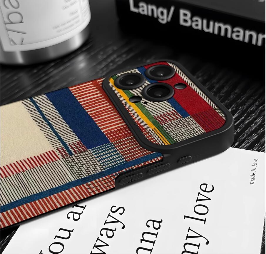 gingham-grid-painting-iphone-17-pro-max-case-silicone_7