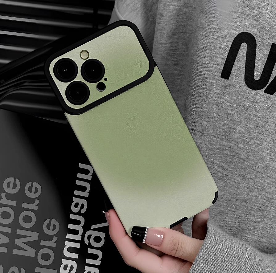 gradient-green-painting-iphone-17-pro-max-case-silicone-leather_3