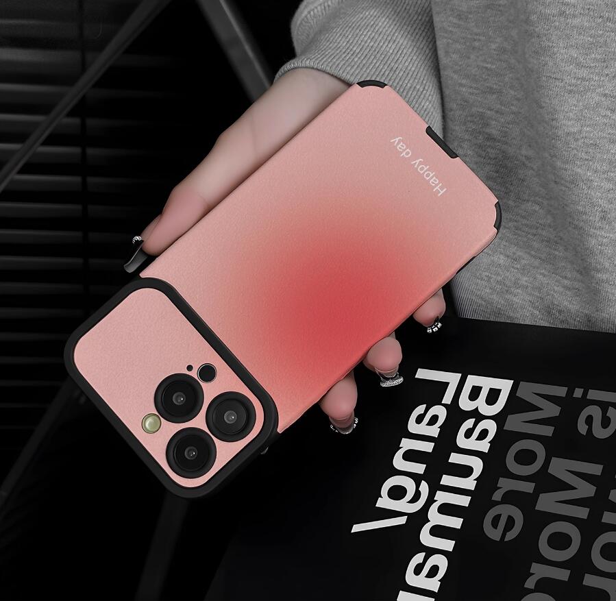 gradient-pink-painting-iphone-17-pro-max-case-silicone-leather_4